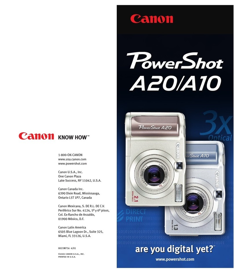 Canon PowerShot A10 User manual