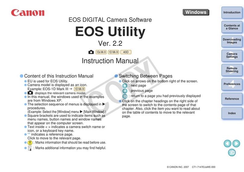 Canon Digital Camera Solution Disk Version 22 User manual Canon Digital Camera Solution Disk Version 22 User manual