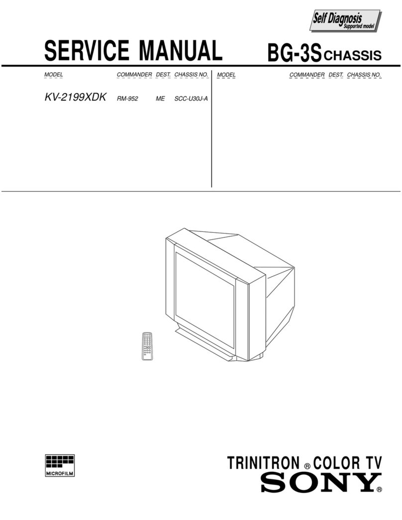 Sony Trinitron KV-2199XDK User manual