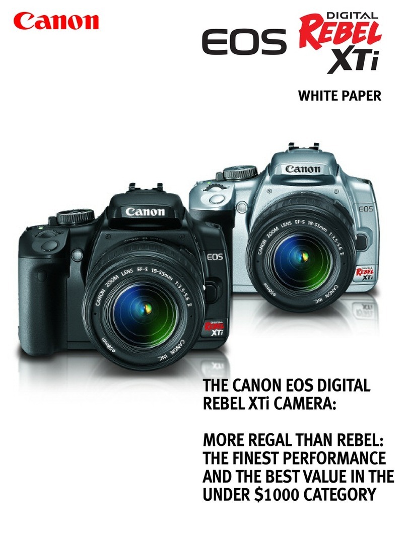 Canon EOS Digital Rebel Quick reference guide