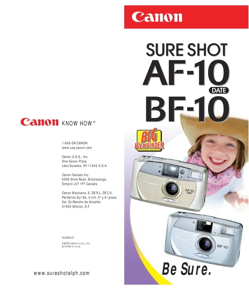 Canon Sure Shot AF-10 Date User manual