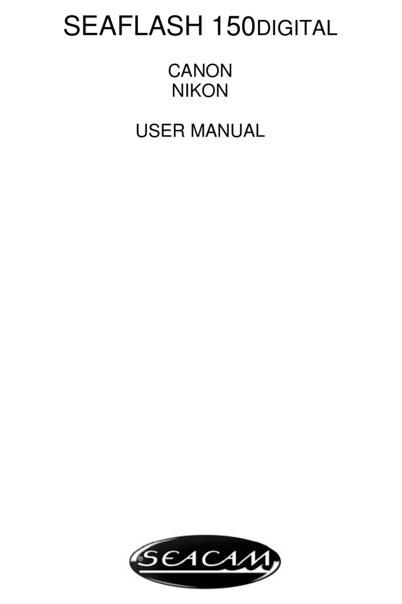Seacam SEAFLASH 150digital user manual