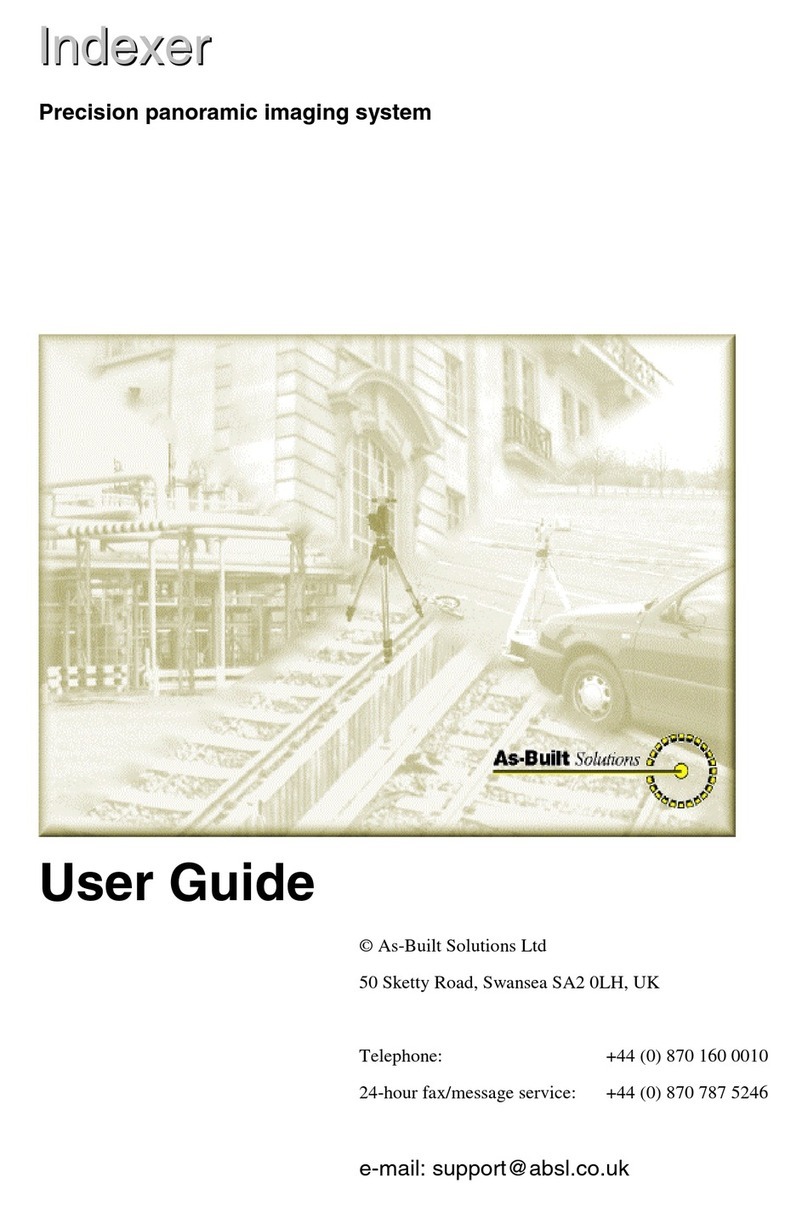 As-Built Solutions Precision Panoramic Imaging System user guide