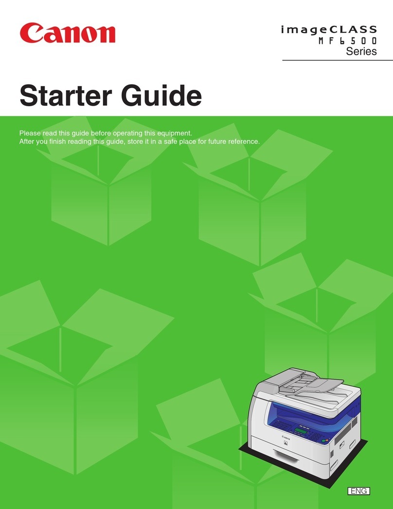 Canon imageCLASS MF6500 Series Safety guide