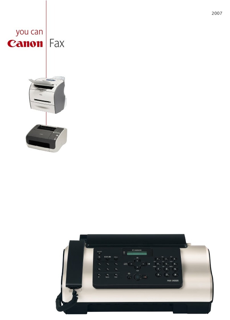 Canon Fax User manual