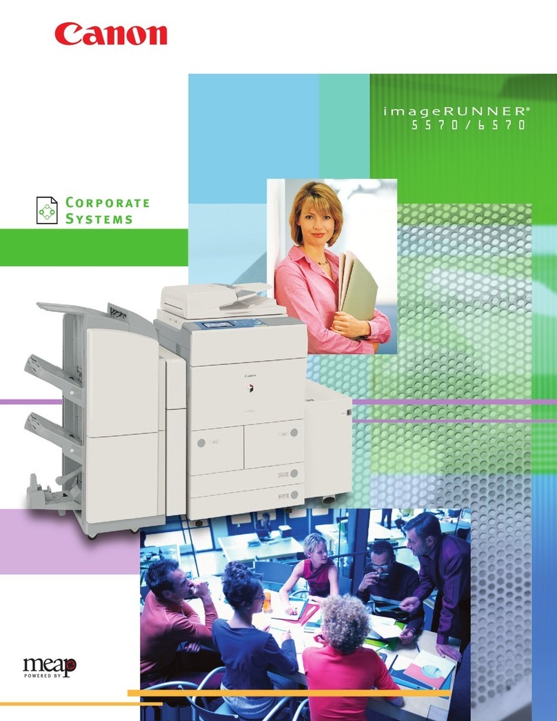 Canon imageRUNNER 5570 User manual