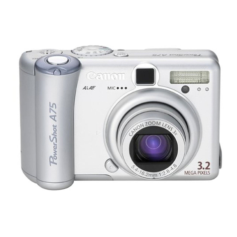 Canon POWERSHOT A75 Installation guide Canon POWERSHOT A75 Installation guide