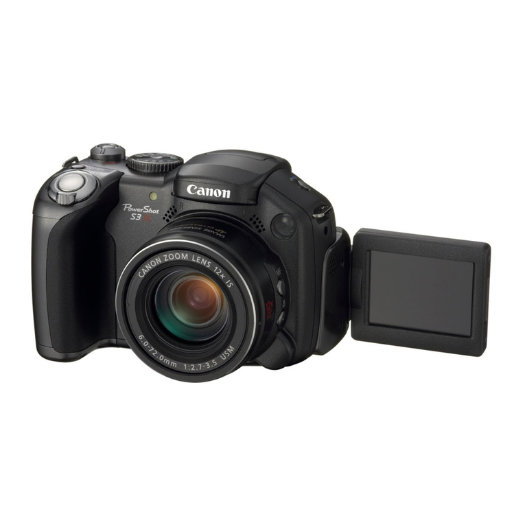 Canon PowerShot S3 IS Digital Camera Operating and maintenance manual