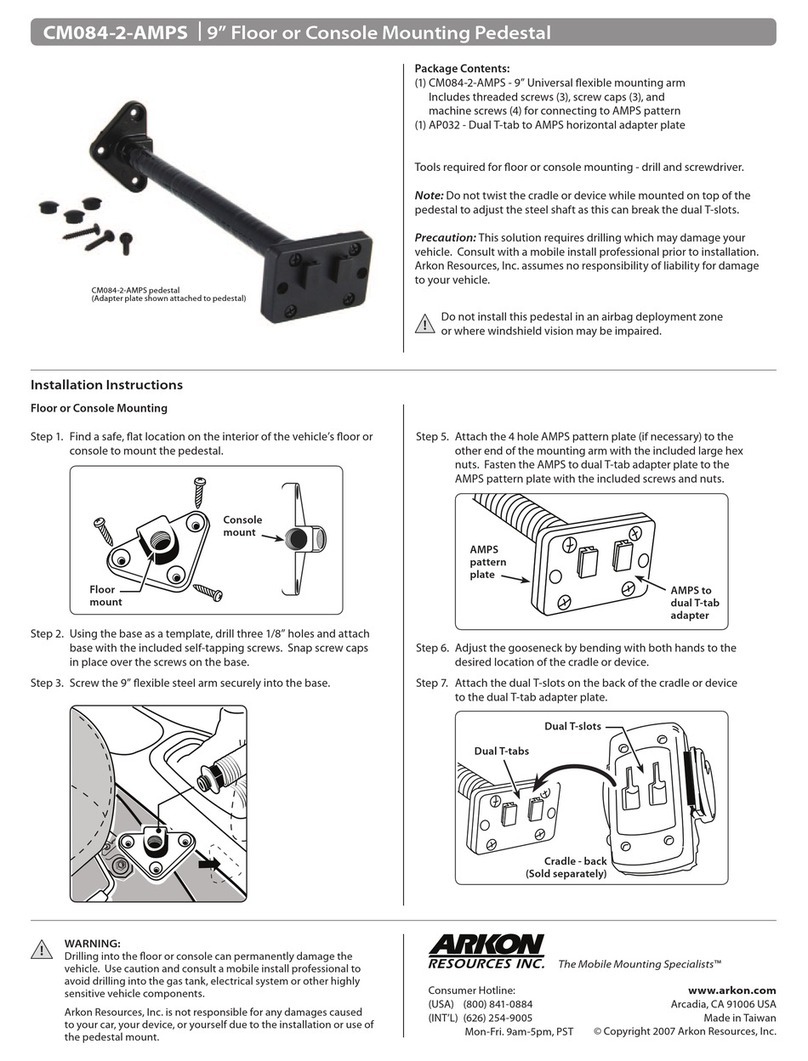 Arkon CM084-2-AMPS User manual