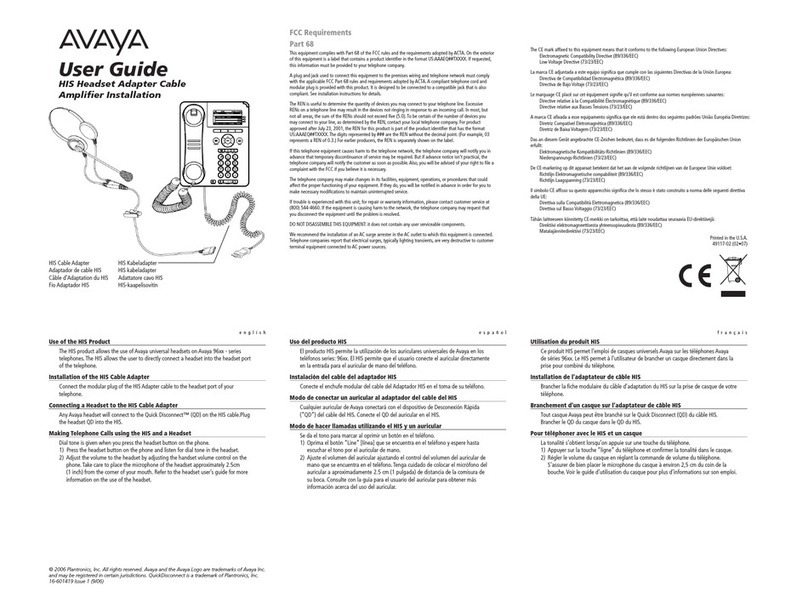 Avaya HIS user guide
