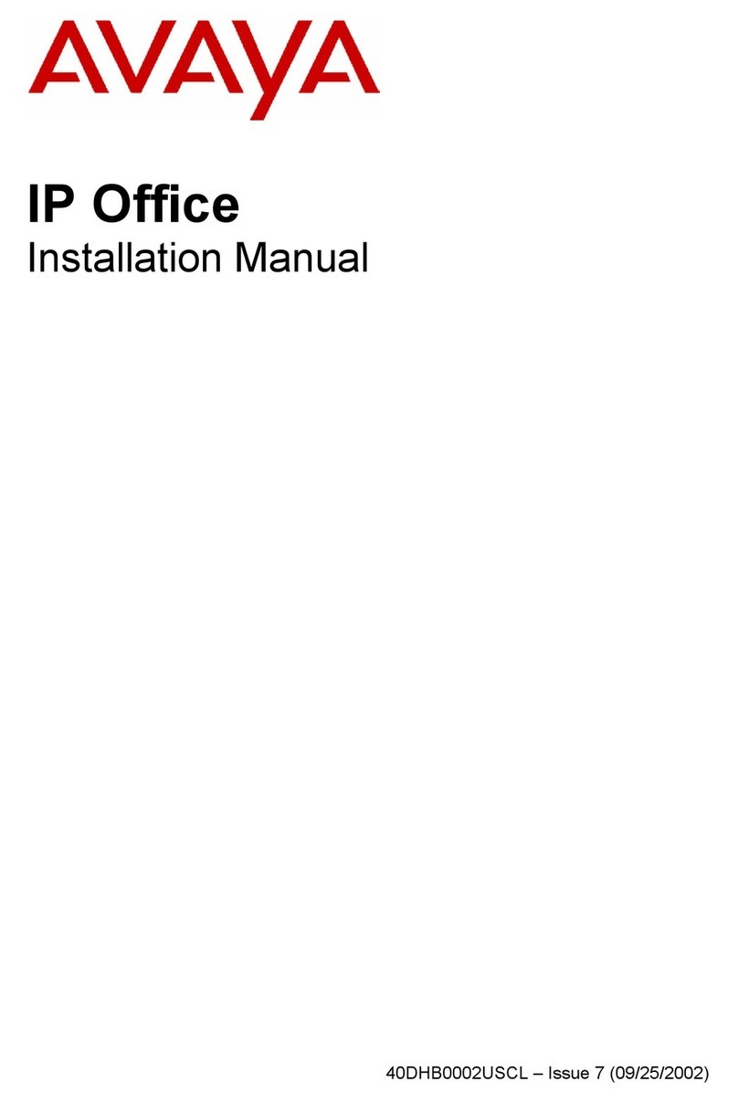 Avaya IP OFFICE 40DHB0002USCL User manual