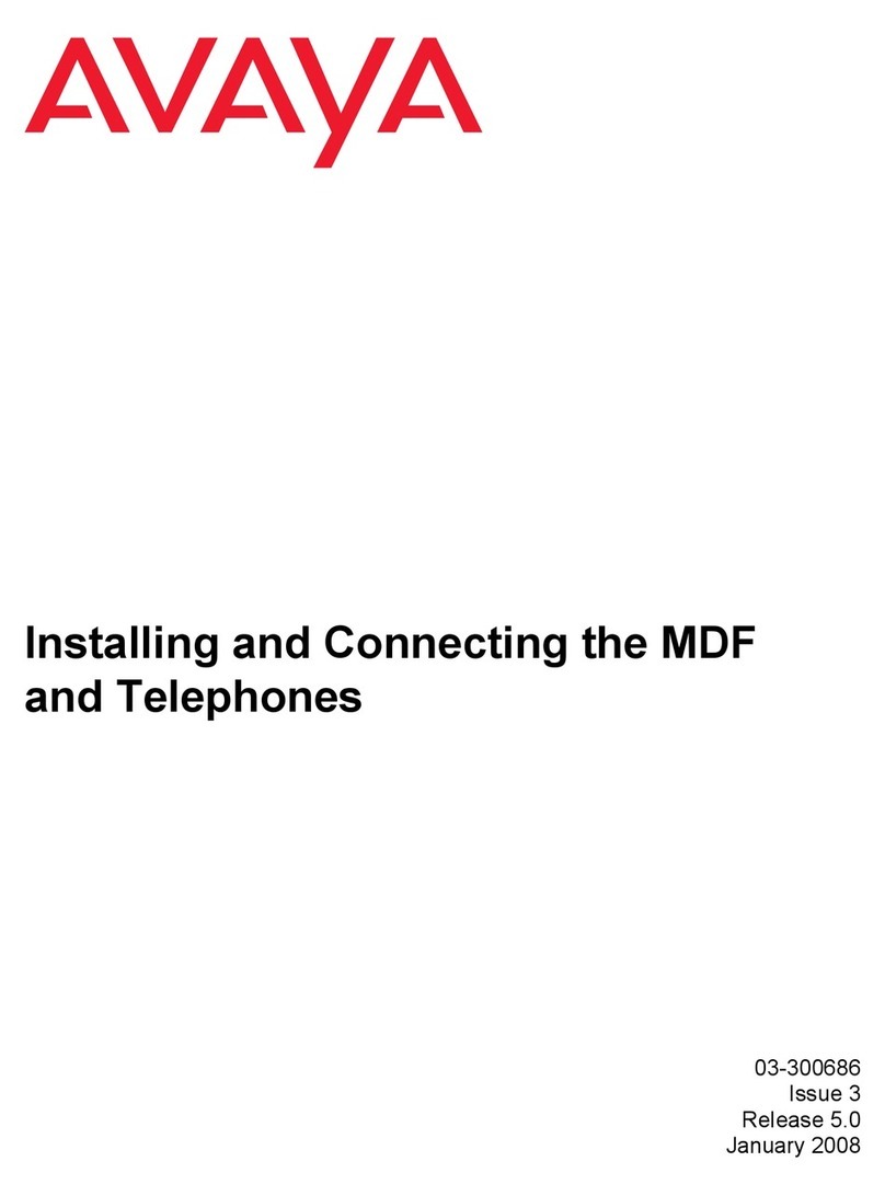 Avaya 03-300686 installation and connection