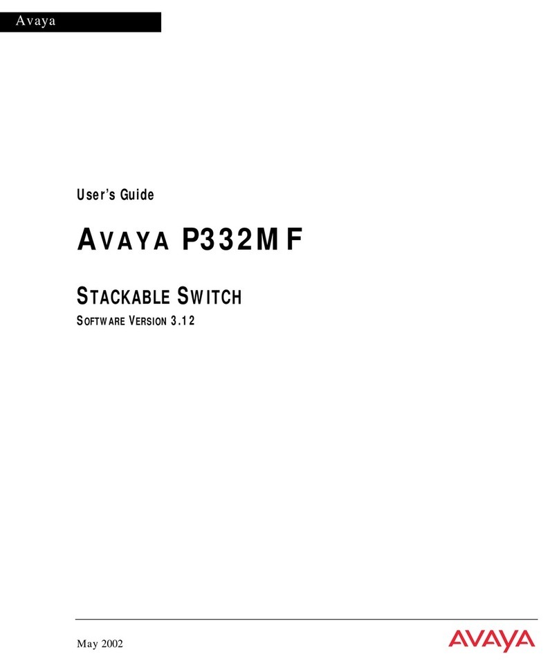 Avaya P332MF User manual