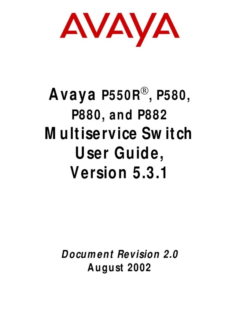 Avaya Cajun P882 User manual