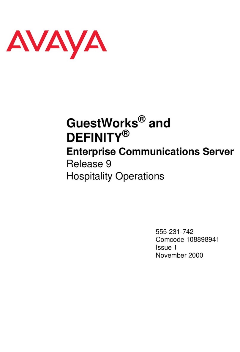 Avaya GuestWorks, Definity Enterpris Operations