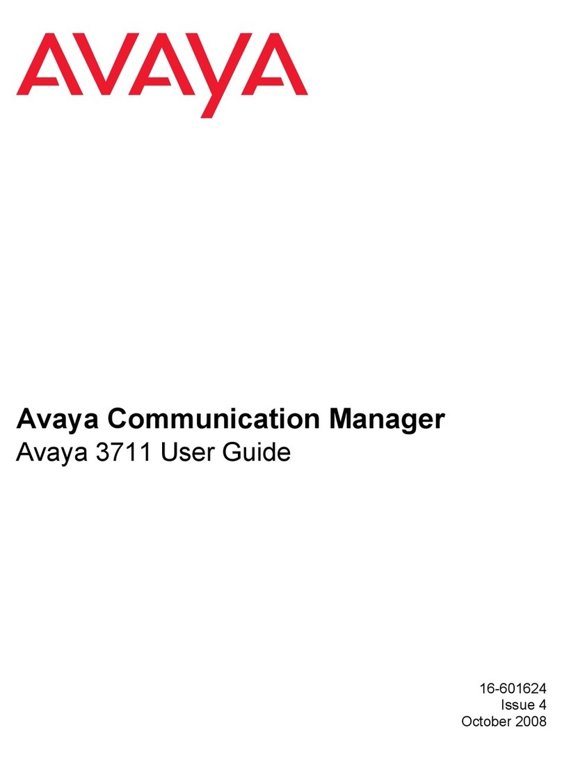 Avaya NULL 3711 User manual
