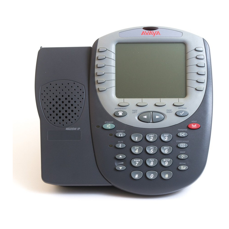 Avaya 4622SW User manual