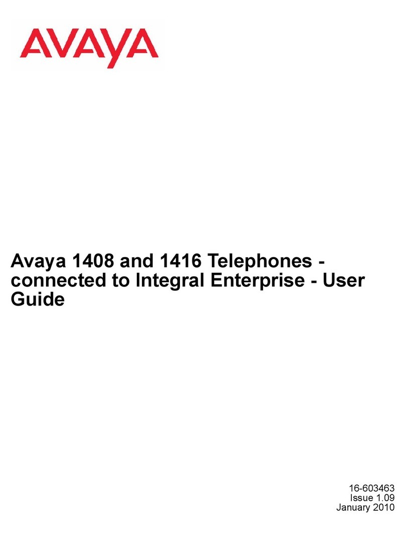 Avaya 16-603463 user guide