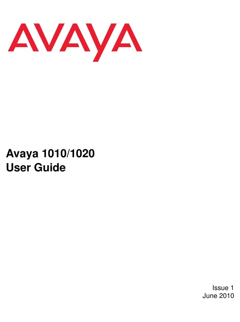 Avaya 1010 User manual