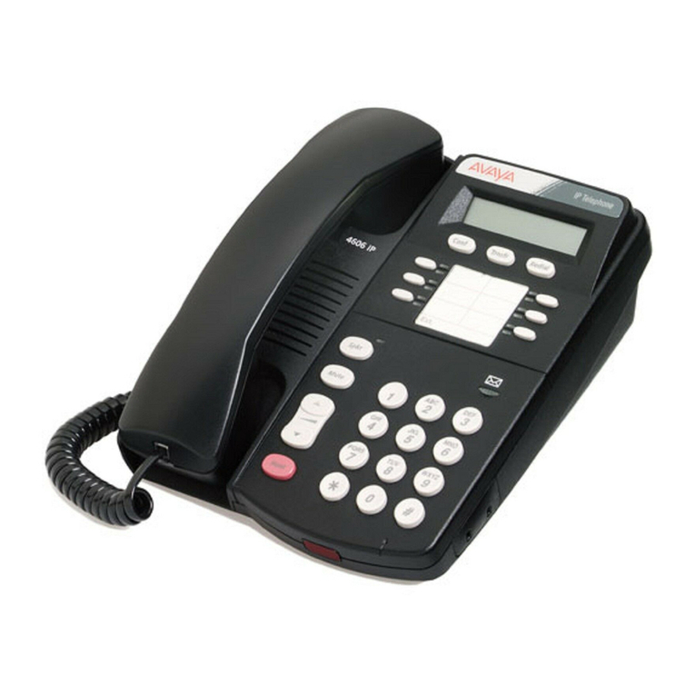 Avaya DEFINITY 4606 User manual