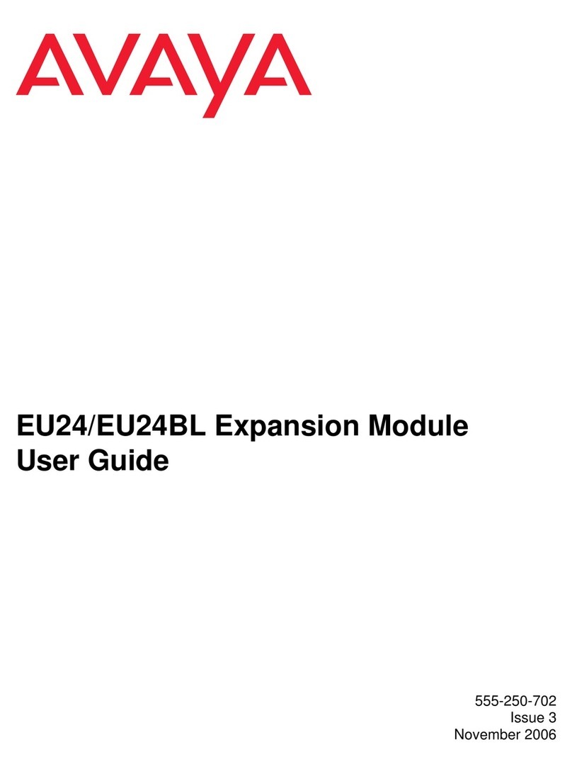 Avaya 555-250-702 User manual
