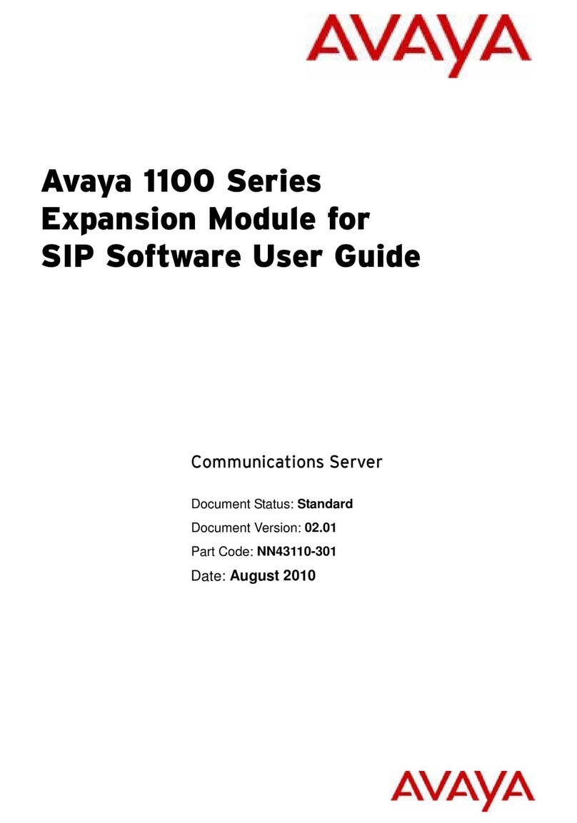 Avaya 1100 Series Software user's guide