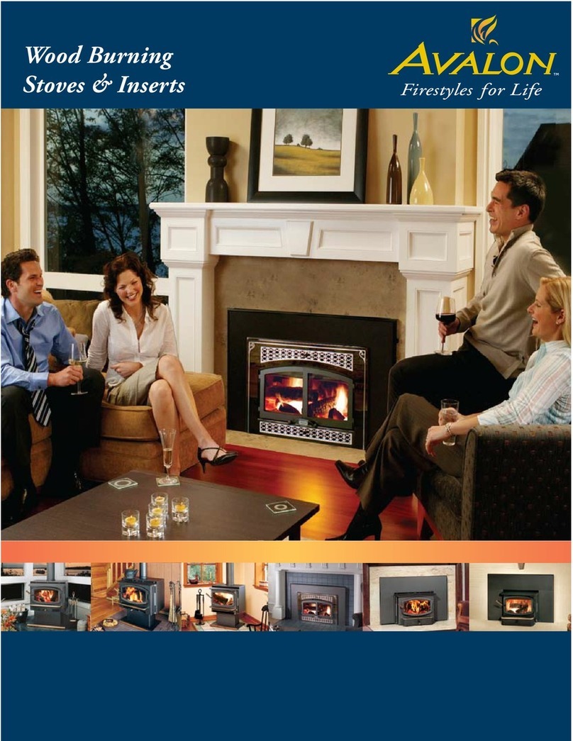 Avalon Stoves Wood Burning Stove & Insert User manual
