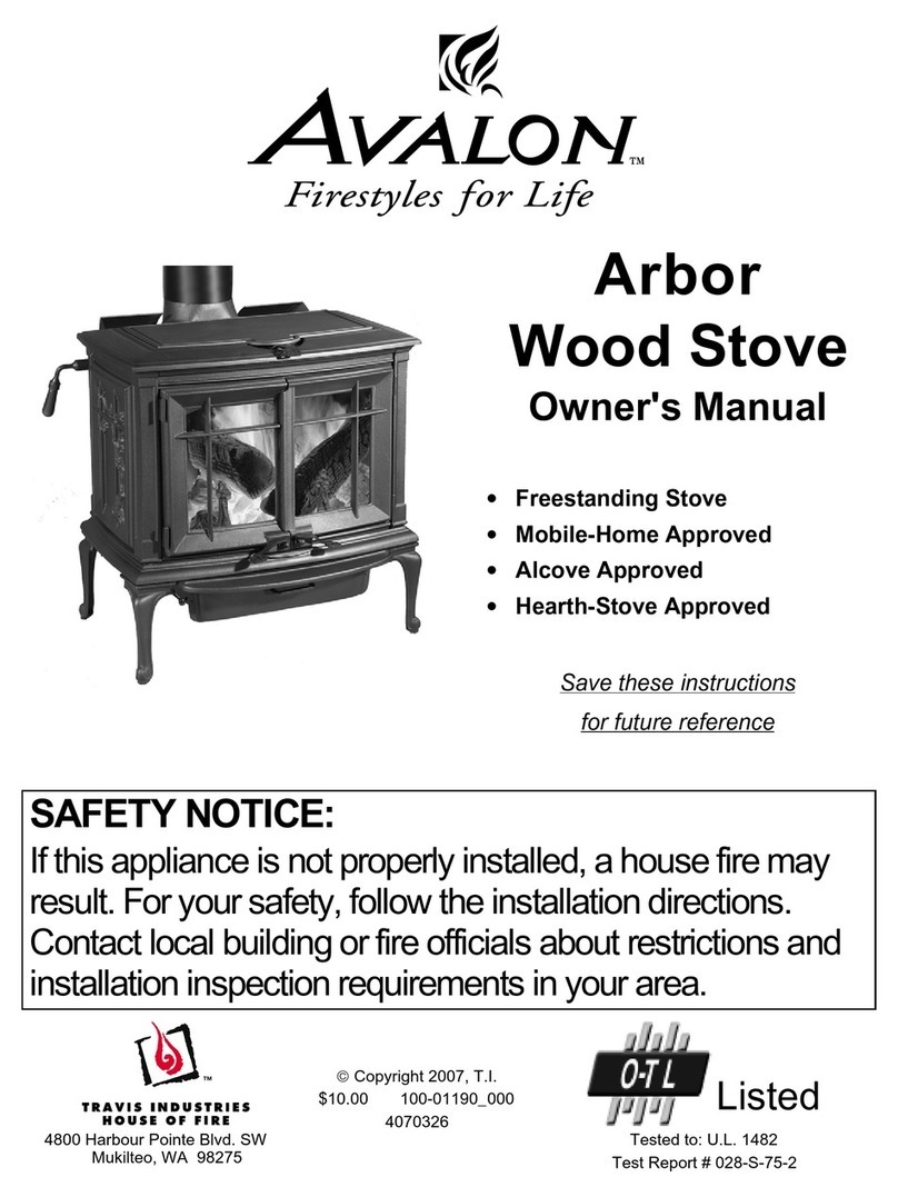 Avalon Arbor User manual