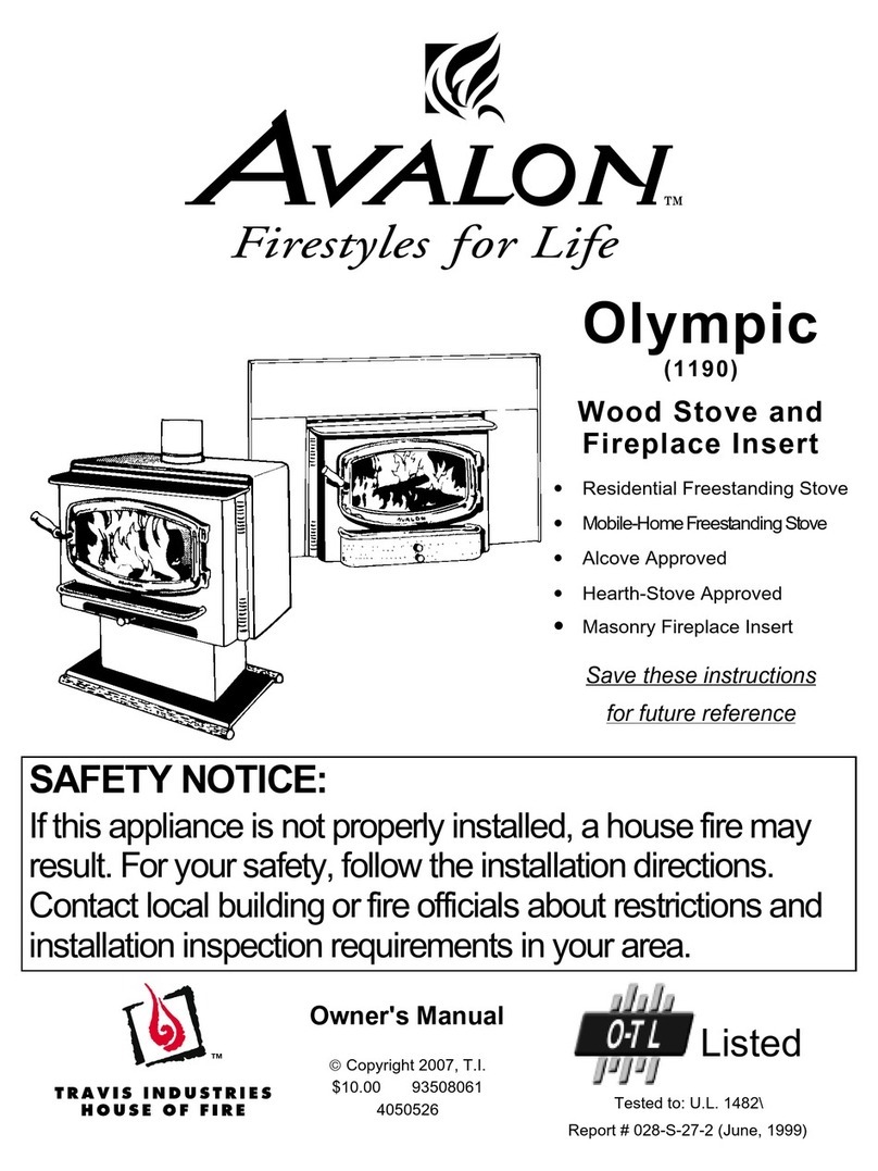 Avalon Olympic 1190 User manual