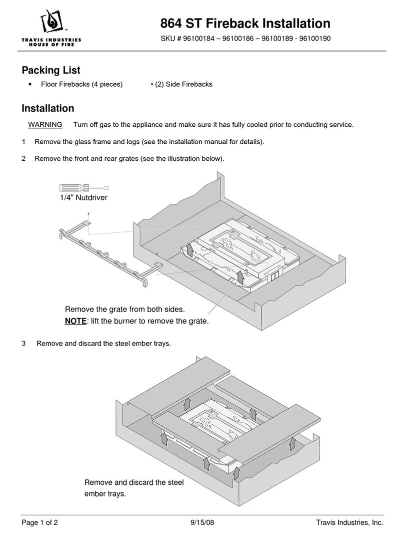 Avalon Stoves ST Fireback 864 Installation Avalon Stoves ST Fireback 864 Installation