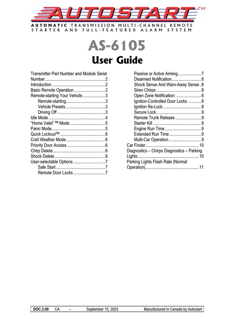 Autostart AS-6105 user guide