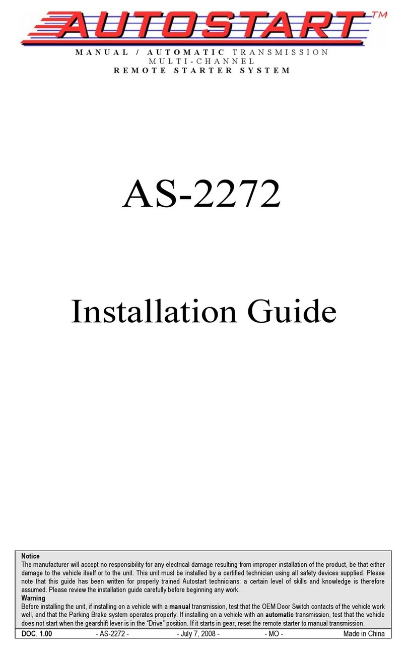 Autostart AS-2272 installation guide