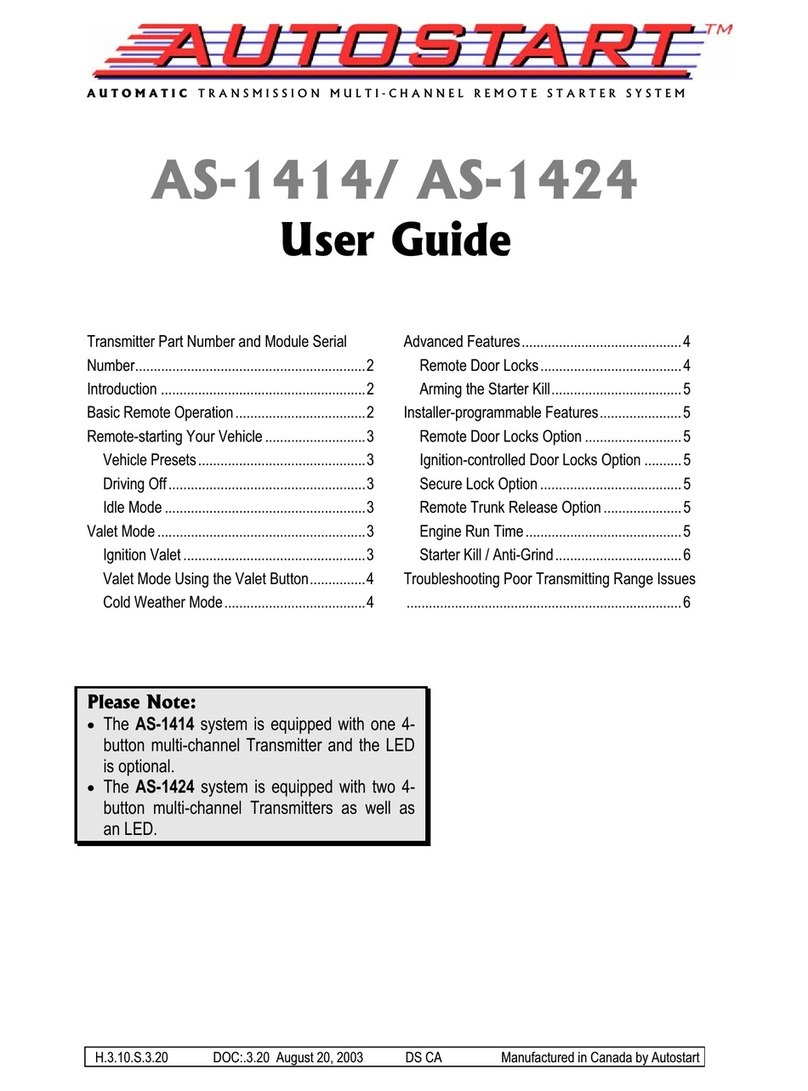 Autostart AS-1414 user guide