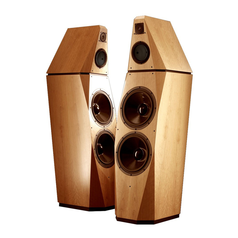 Avalon Acoustics Isis user manual Avalon Acoustics Isis user manual