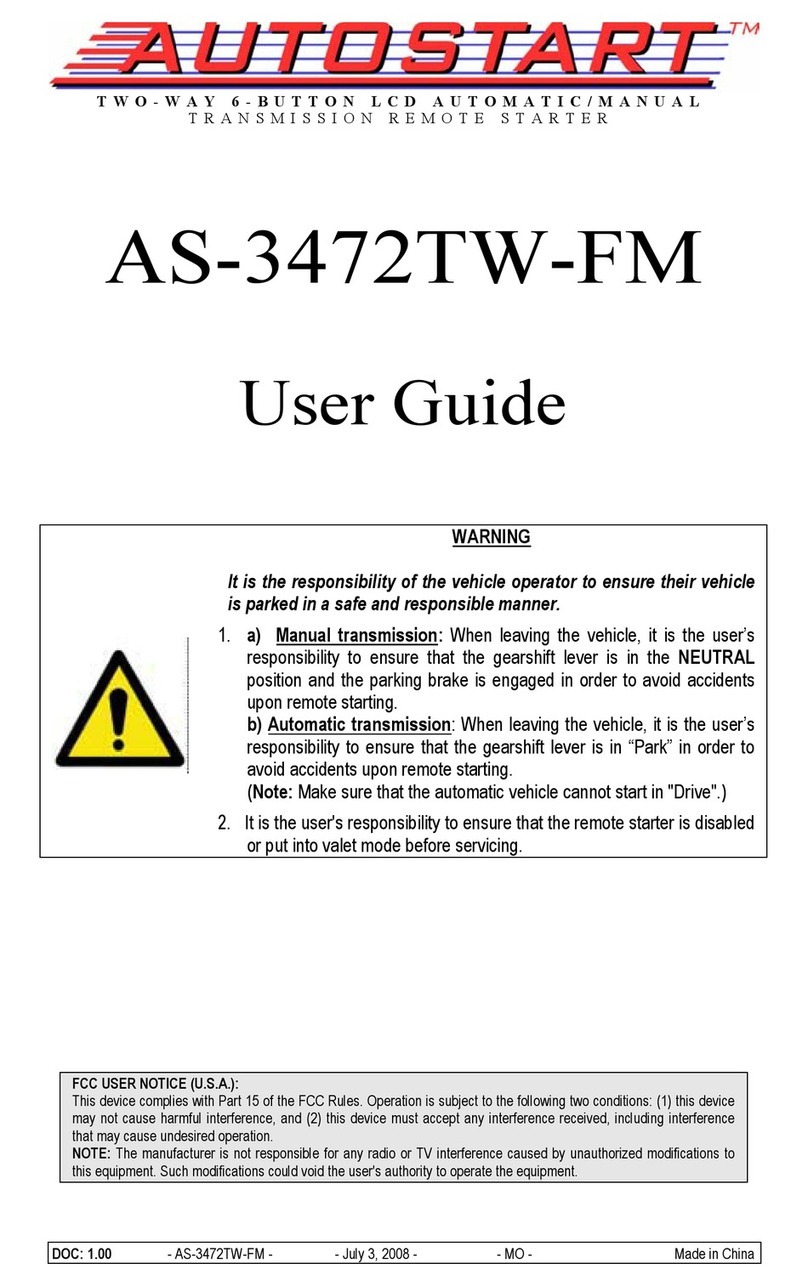 Autostart AS-3472TW-FM user guide