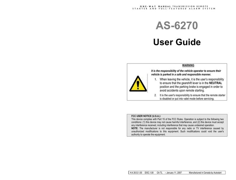 Autostart AS-6270 user guide