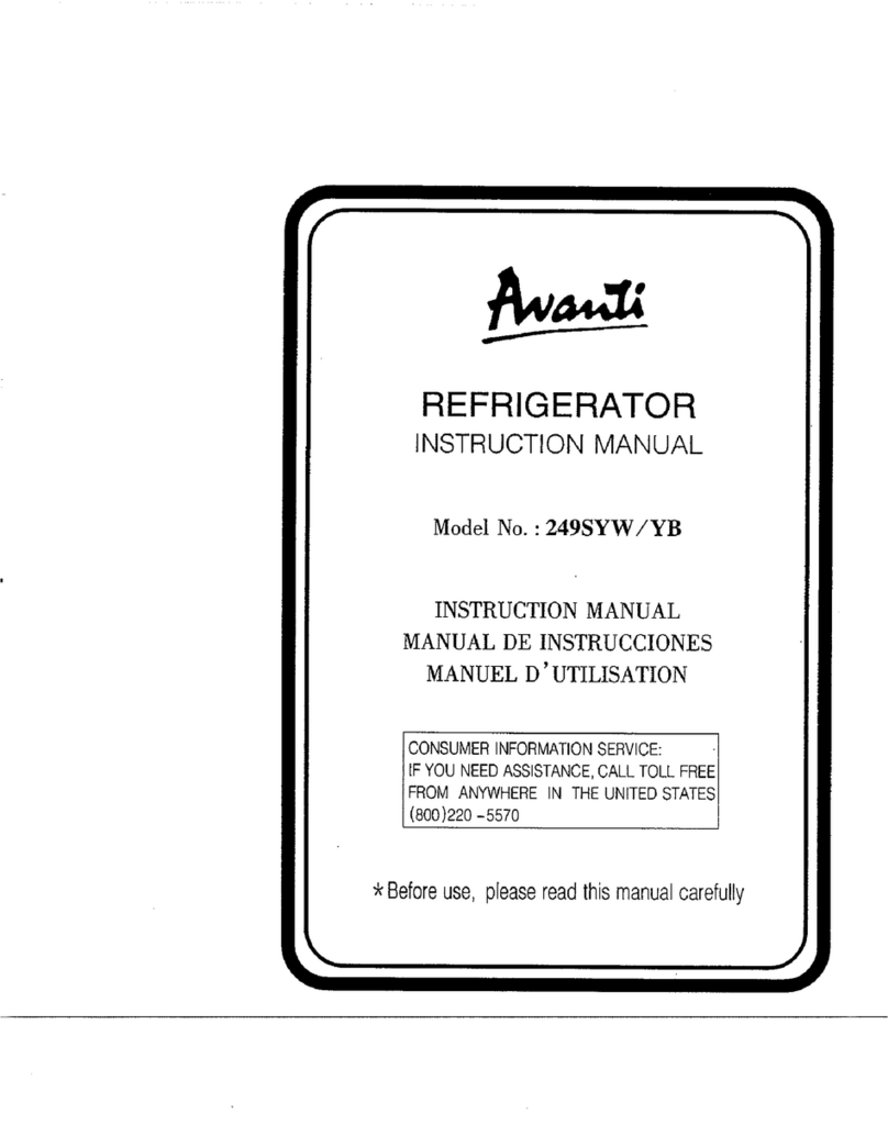 Avanti 249SYW/YB User manual Avanti 249SYW/YB User manual