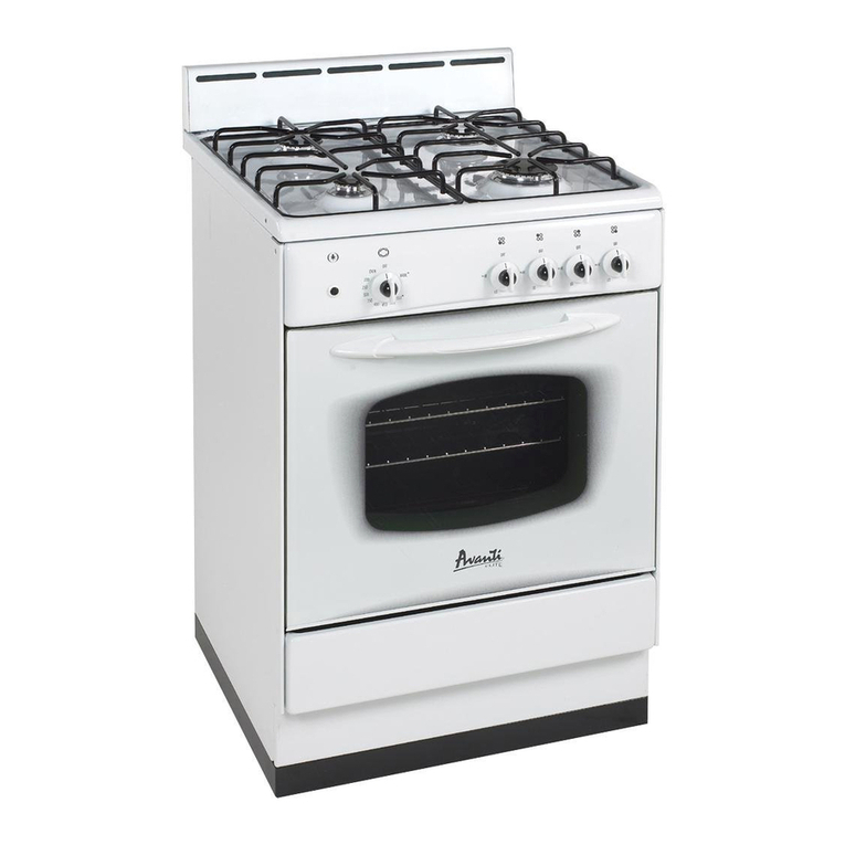 Avanti DG240W instruction manual