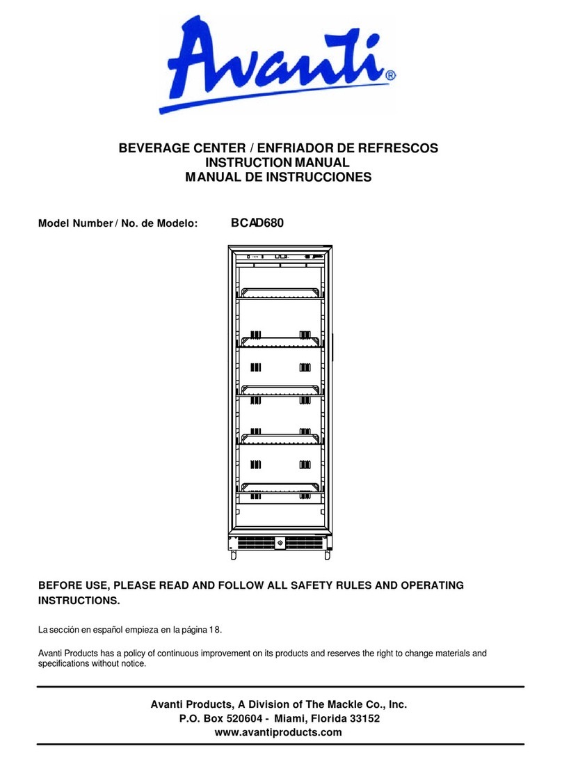 Avanti BCAD680 User manual Avanti BCAD680 User manual