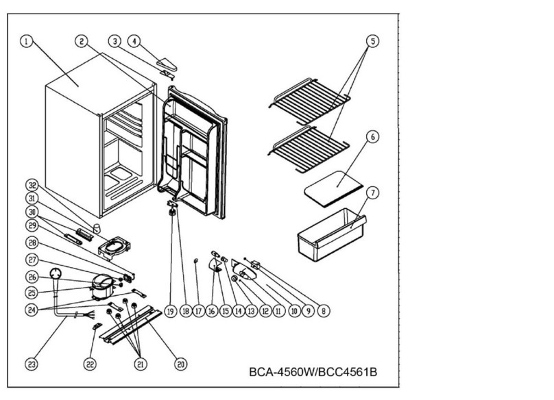 Avanti BCA-4560W User manual Avanti BCA-4560W User manual