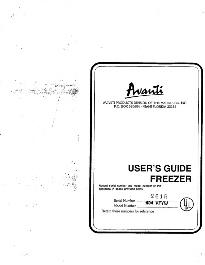Avanti 494 VFYW user manual