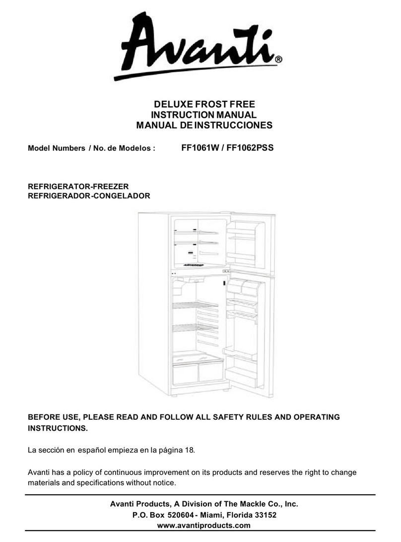 Avanti 1062PSS User manual