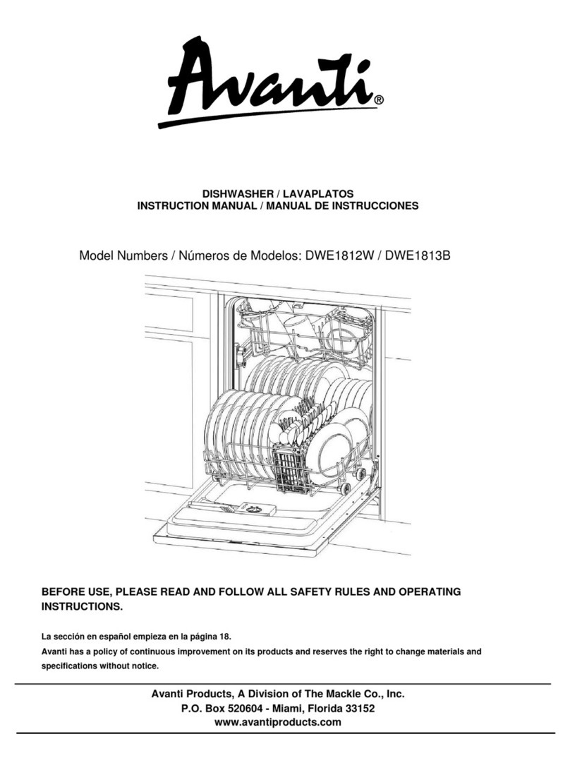 Avanti DWE1812W User manual