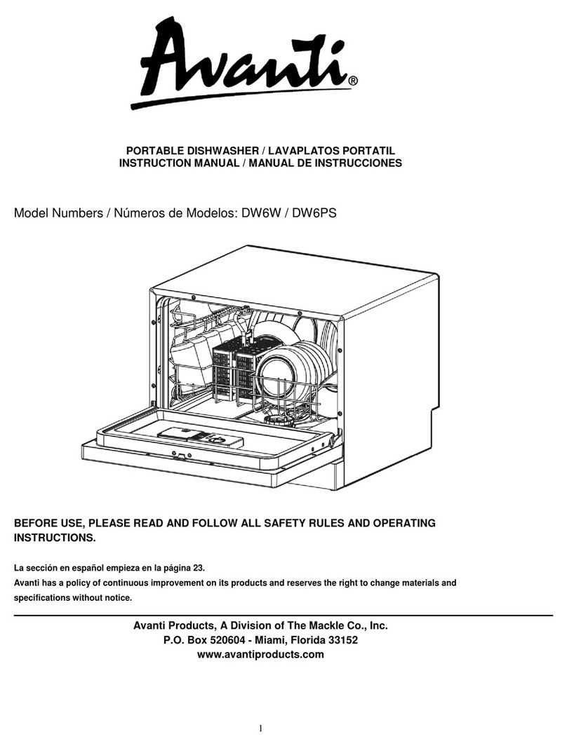 Avanti DW6PS User manual