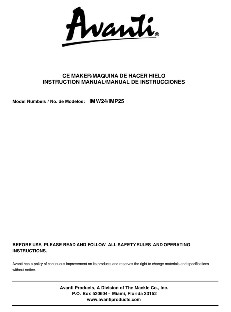 Avanti IMP25 User manual