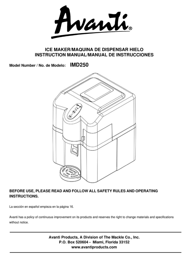 Avanti IMD250 User manual