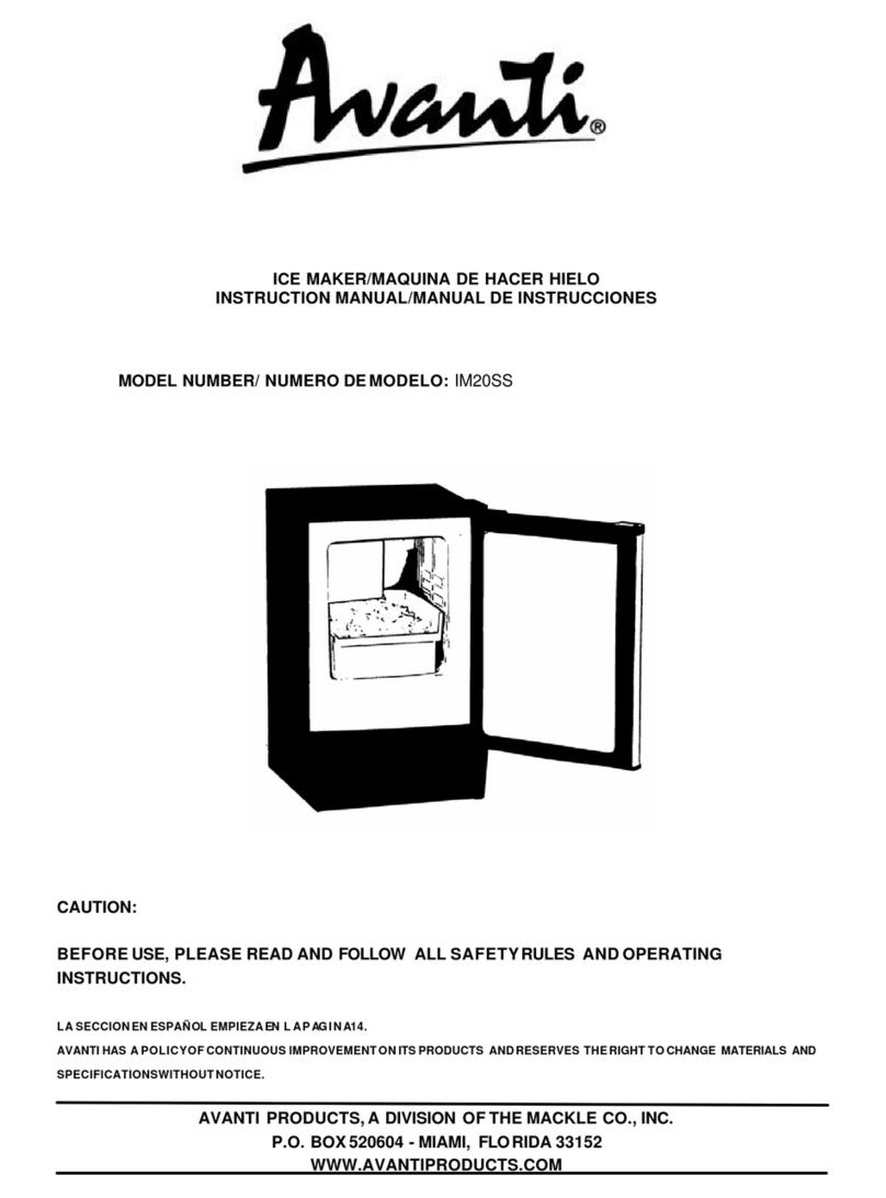 Avanti IM20SS User manual