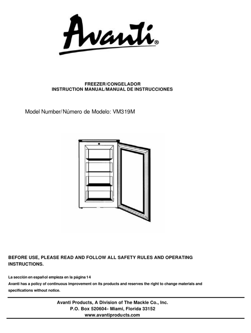 Avanti VM319W User manual Avanti VM319W User manual