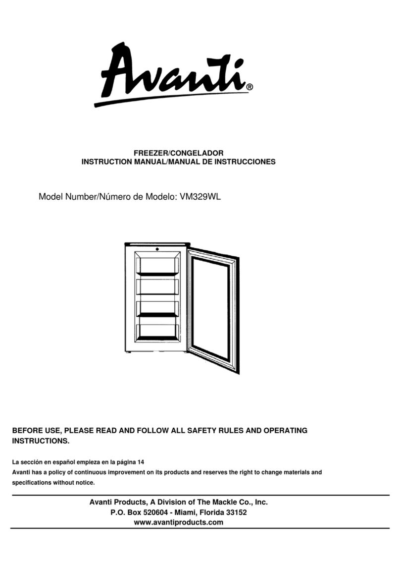 Avanti VM329WL User manual