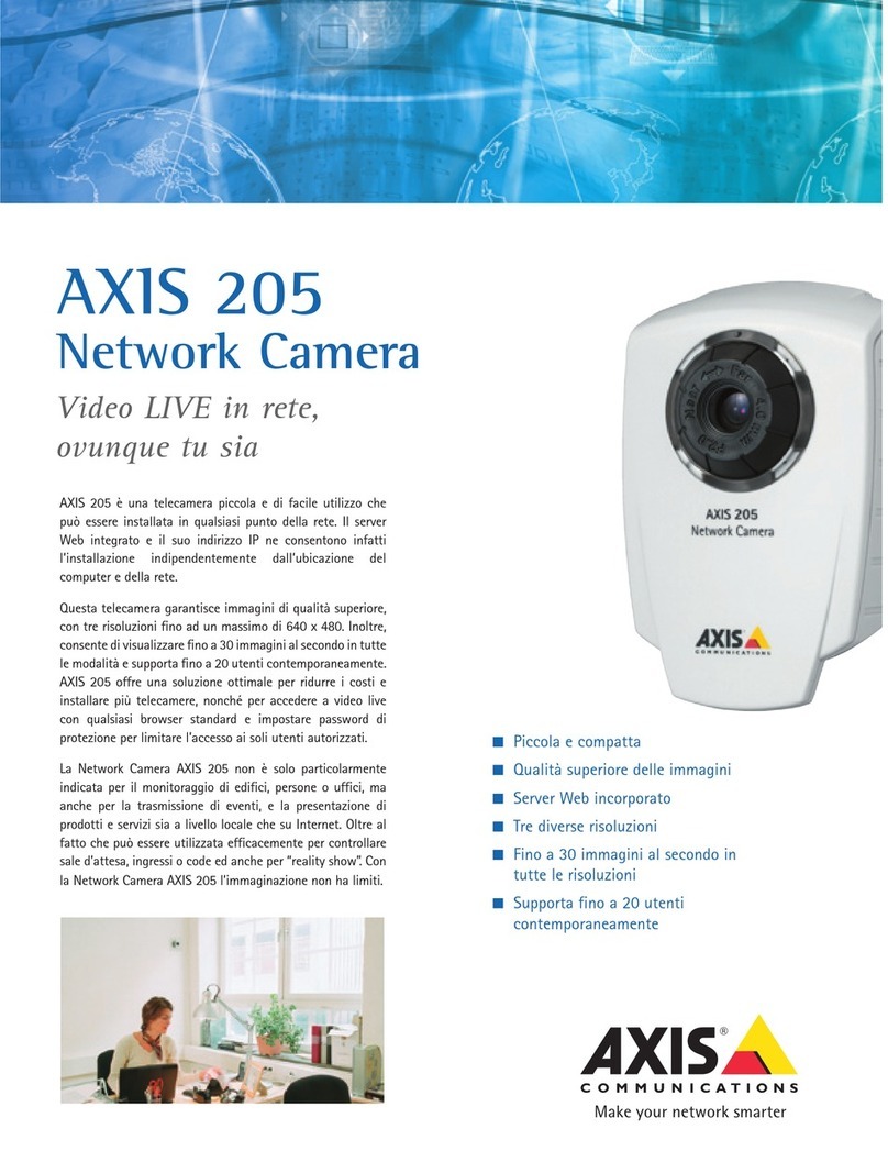 Axis 205 User manual